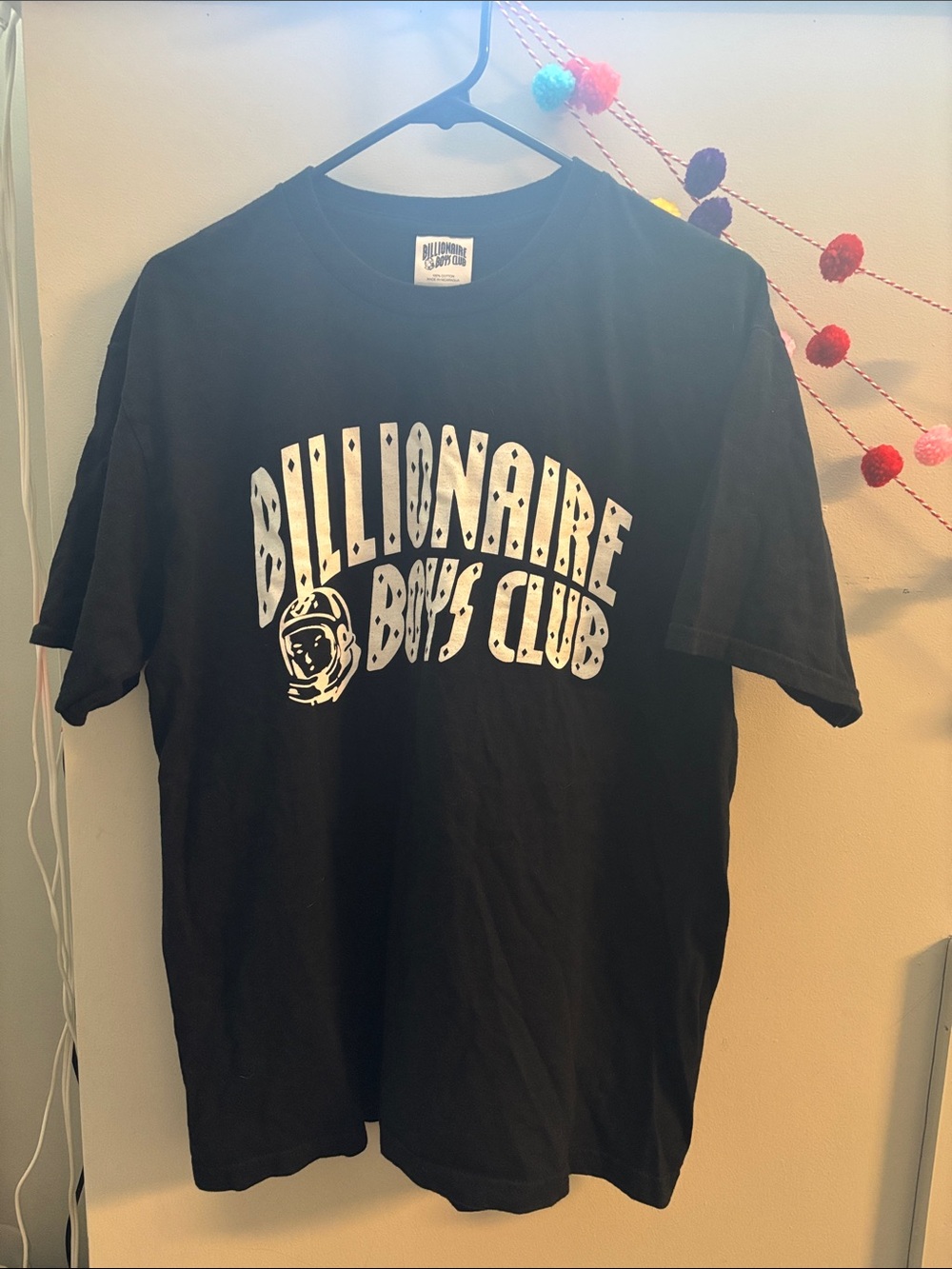 Billionaire Boys Club Black Tee with White Arch Logo